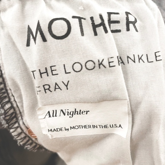 MOTHER The Looker Ankle Fray Denim in All Nighter - Picture 3 of 5